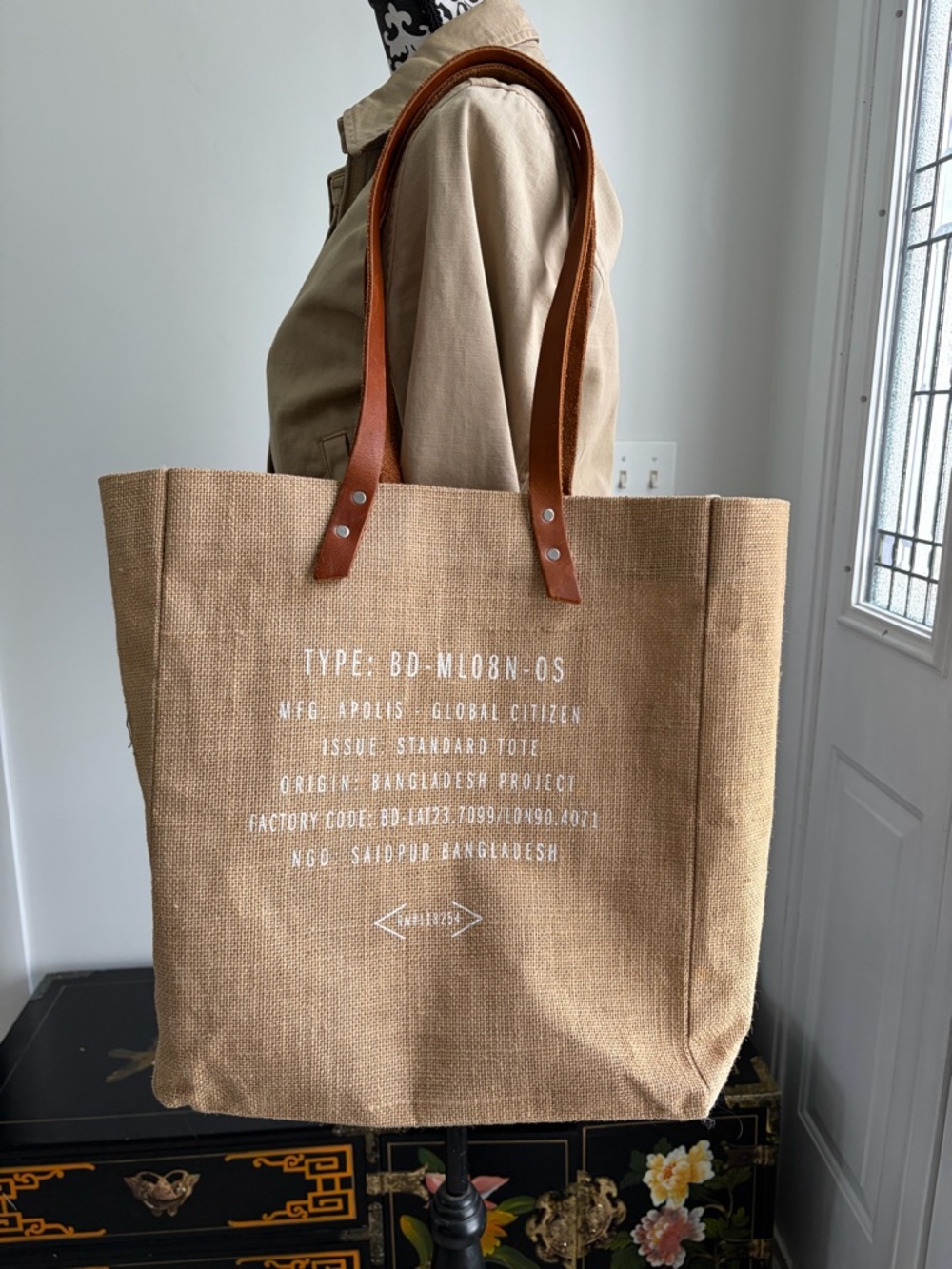 Apolis Global Citizen Market Tote Bag Amelia Island